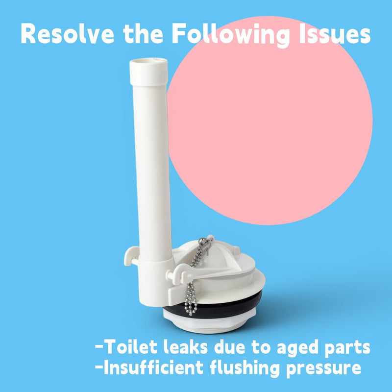 Toilet Flush Valve Replacement for American Standard Champion 4 for Titan for Duravit Toilet Parts Compatible with American Standard 4149a 4215a 4260 4266, Include Flapper Gasket Bolt Kit