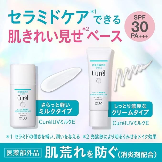 Curel Moisturizing Base Milk 30ml Sunscreen SPF30 / PA+++ Liquid - NewNest Australia