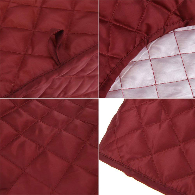 Toaster Cover 2 Slice,small Appliance Cover For Kitchen/Keep Toaster Free From Dust And Fingerprint (11.5w X 8d X 8h, Wine Red) Wine Red Toaster Cover 11.5" x 8" x 8"