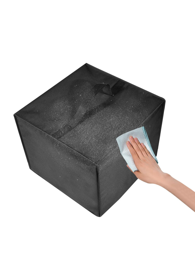 Safe Box Dust Cover Heavy Duty moisture-proof and Scratch-resistant Valuables Nylon Case compatible with Amazon Basics Steel Security Safe and Lock Box 0.5 Cubic Feet; Hidden Safes Black Covers