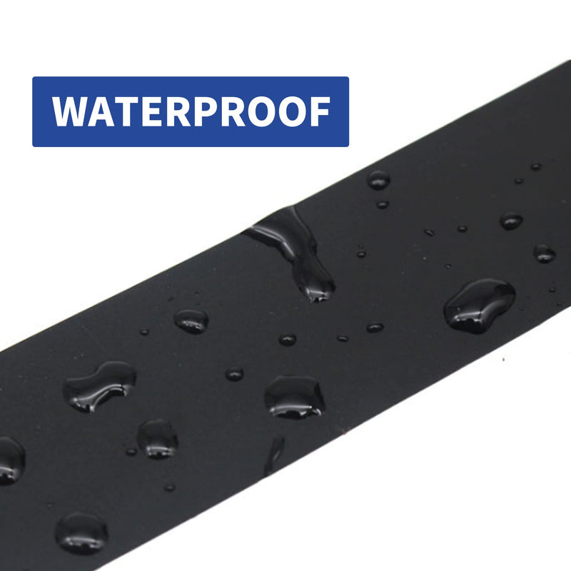 Corrosion Protection Pipe Tape, Wrap Pipe Tape for Drain Pipe, Metal Electrical Outdoor Underground Pipe, Waterproof PVC Black Tape, Duct Anti-Corrosion and Protection, 2Inch X 33Yard 1