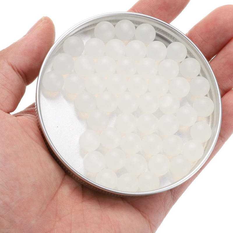 uxcell 50pcs PP Plastic Bearing Balls 3/8" 9.525mm Solid Plastic Balls, G1 Precision Mini Balls 3/8"