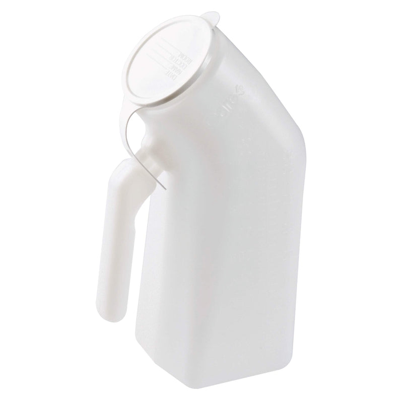 Carex Portable Urinal For Men - Male Urinal and Travel John - Plastic Urinal Opaque 1 Count (Pack of 1)