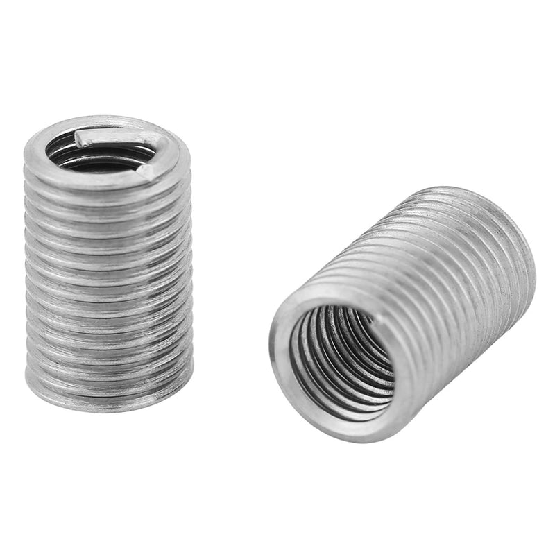 M6 Helicoil Inserts 6Mm Helicoil Bits Stainless Steel 304 50Pcs Stainless Steel Ss304 Coiled Wire Helical Screw Thread Inserts M6 X 1.0 X 3D Length
