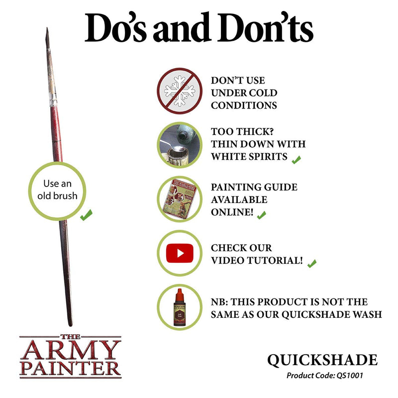 The Army Painter, Quickshade Dip Soft Tone, 250 ml, for Miniature Figures