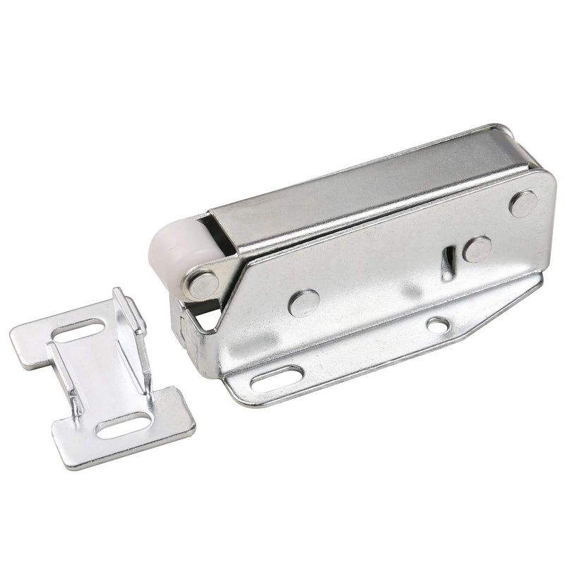 Push to Open Touch Release Lock Spring Loaded Latch for Kitchen Cabinet Cupboard Wardrobe Door (4 Pack)