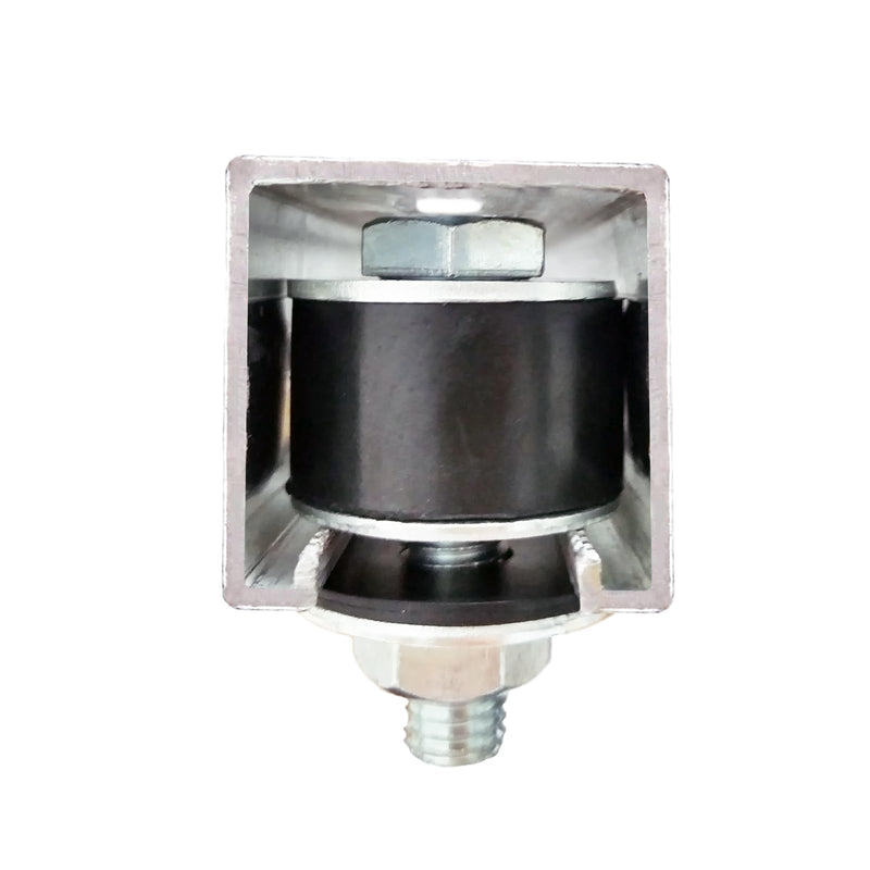 2 Pack Strut Channel Trolley Stopper, Trolley Roller Wheel Limit Trolley Assembly Positioning for 1-5/8" Wide and All 1-5/8" or Taller Strut Channels