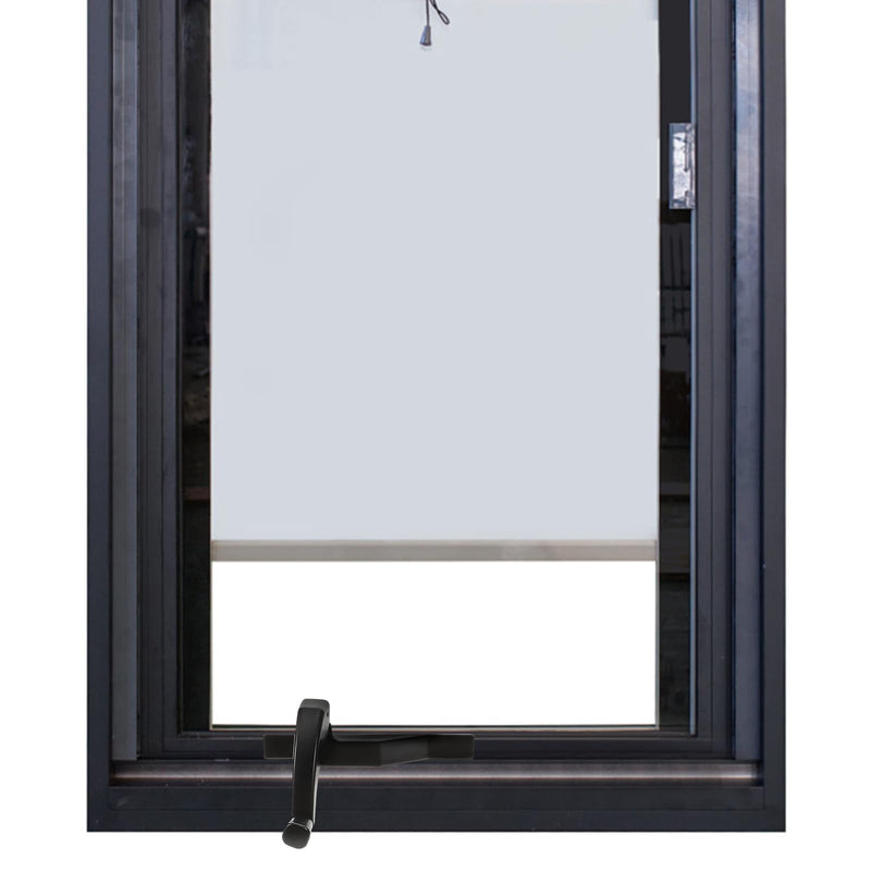 OSALADI Left Hand Casement Window Opener 12 Inch Zinc Alloy Single Arm Crank Manual Window Hardware for Vertical Sliding and Top-Hung Windows