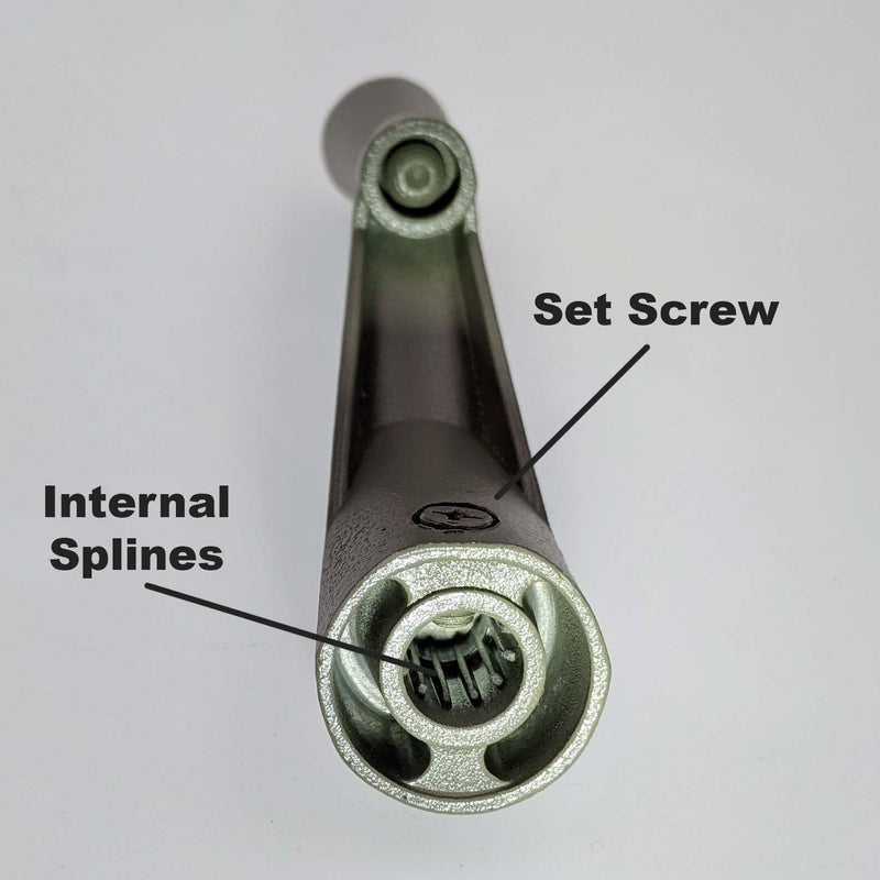 PRIME-LINE Products H 3966 Spline Socket Crank Handle, Stone (Pack of 2) Pack of 2