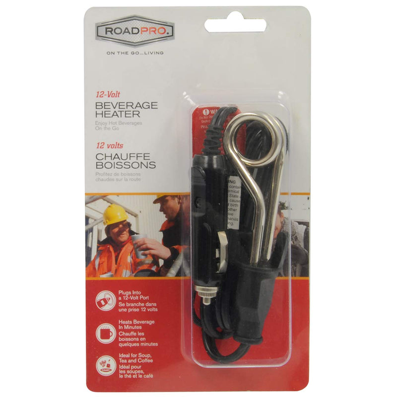 RoadPro RPBH-012 12-Volt Beverage Heater, Black