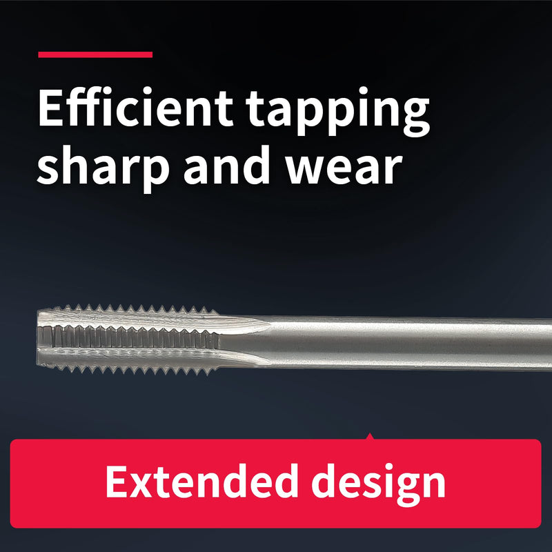 M20×1×200mm Metric Thread tap Extended Extra Long Straight Slot Thread Tapping Dimension HSS Machine taps Repair Tools DRINYOUNG (M20×1×200) M20×1×200