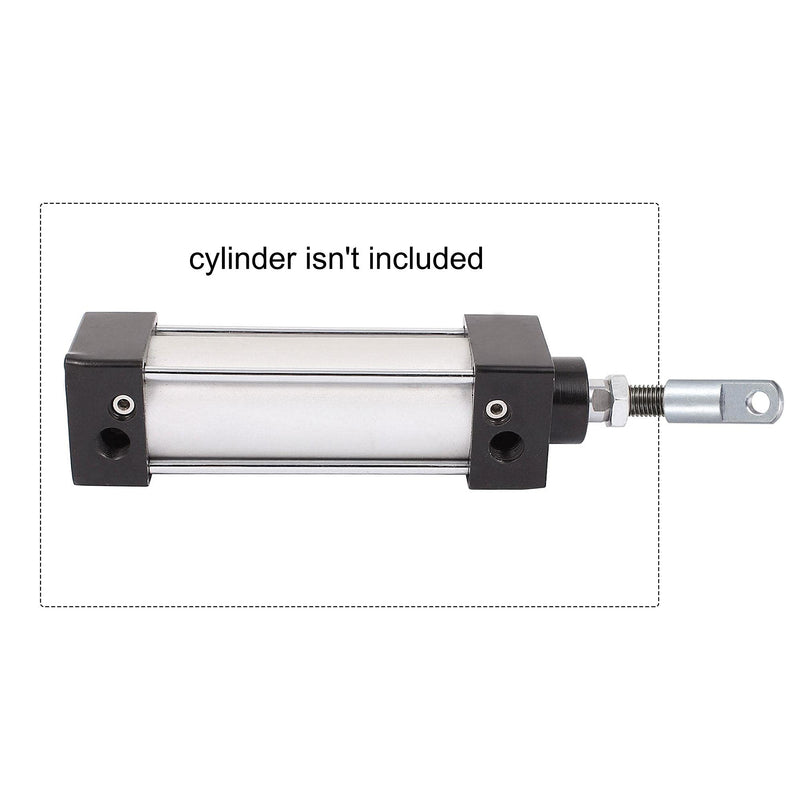 uxcell Air Cylinder Rod Clevis End M8x1.25 Female Thread 42mm Length I Type Connector M8x1.25mm