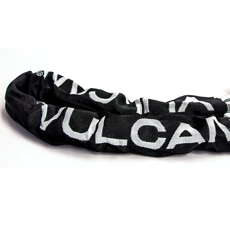 VULCAN Security Chain - Premium Case-Hardened - 5/16 Inch x 3 Foot (+/- 1.5 Inches) - Chain Cannot Be Cut with Bolt Cutters or Hand Tools Silver 5/16" x 3' Chain Only w/Wear Pad (No Lock)