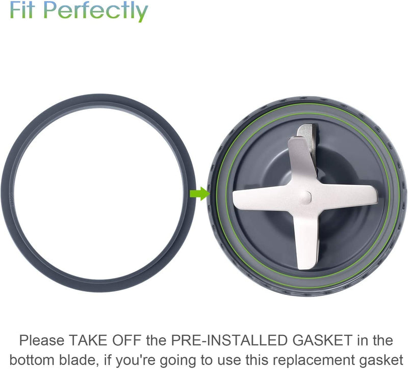 2-pack NutriBullet Replacement Parts Extractor Blade Fits NutriBullet 600w Pro 900w Blender 4inch - 2 pack
