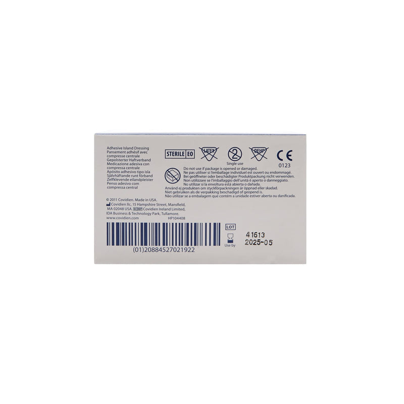 7539Lf Telfa Island Wound Dressing, Latex Free, Sterile Gauze 2 X 3-3/4", Adherent 50per Box. 7539Lf by 50 Count (Pack of 1)