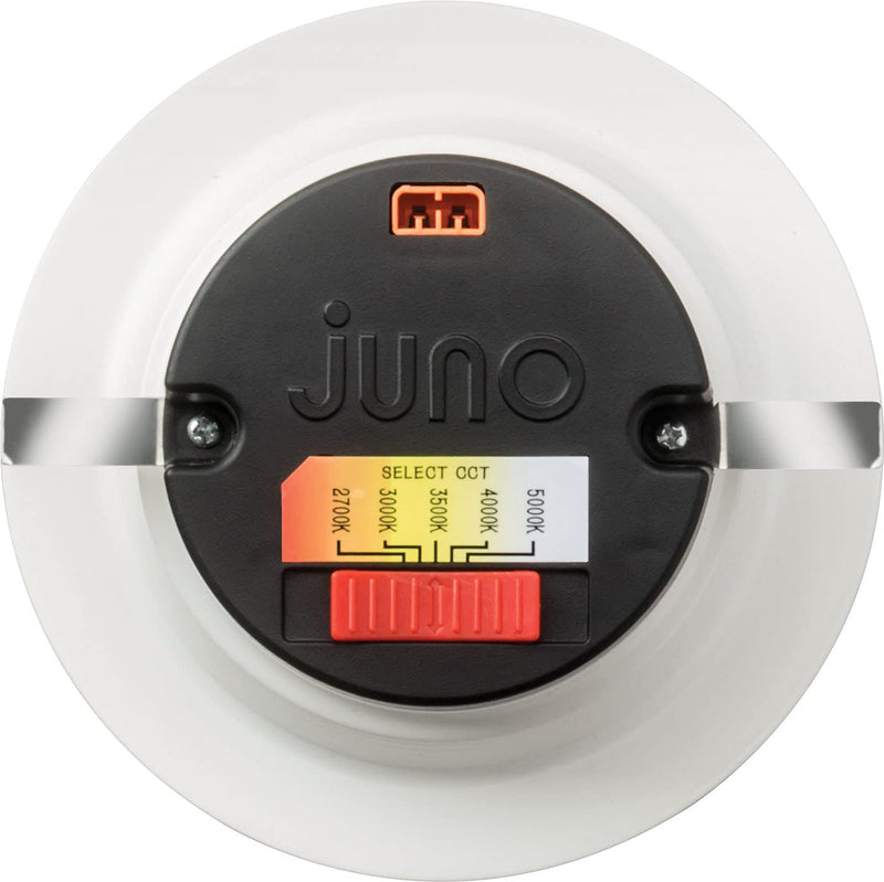 Juno 4BEMW SWW5 90CRI M6 E-Series LED Recessed Downlighting, Baffle Trim, 4-Inch, White