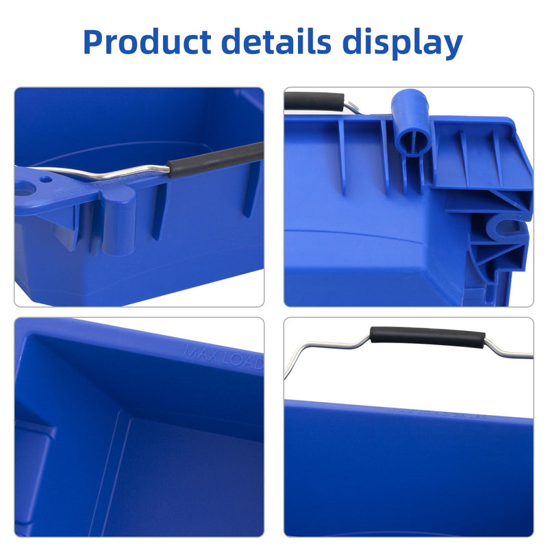 AC52-UB Ladder Accessories Lock-in Job Bucket for Werner 6000 series, 6100 series, 6200 series, 6300 series,Blue