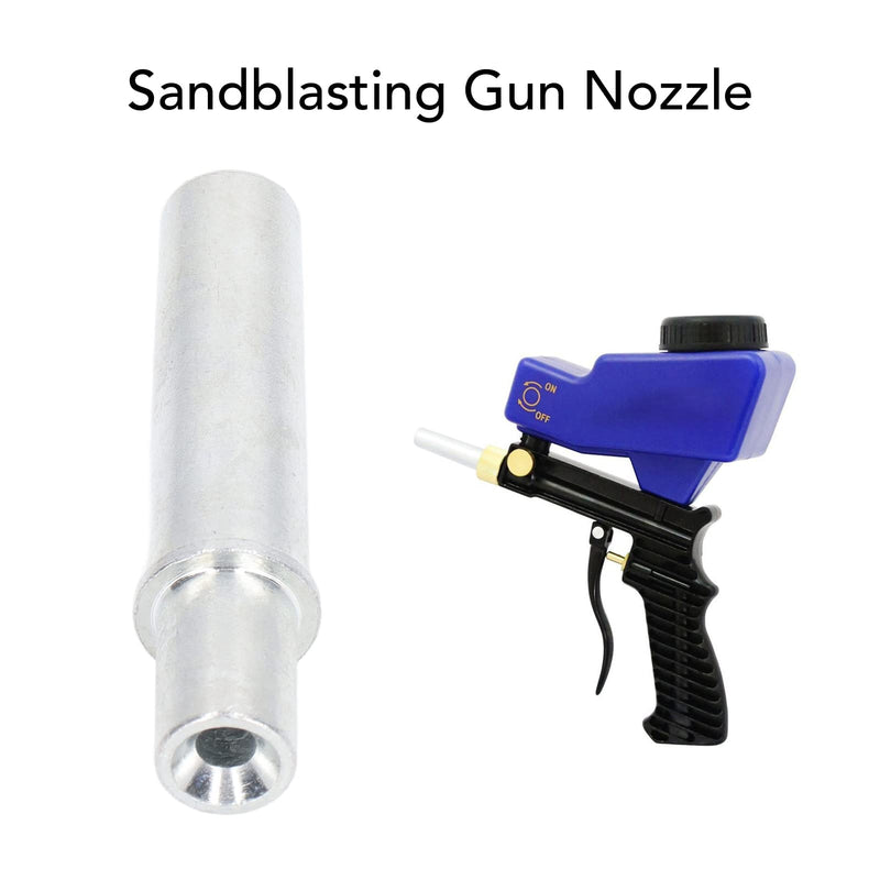 Sandblaster Nozzle Replacement, Sandblasting Nozzle 150psi 18oz Sand Volume Standard Size Wear for AS118 Series