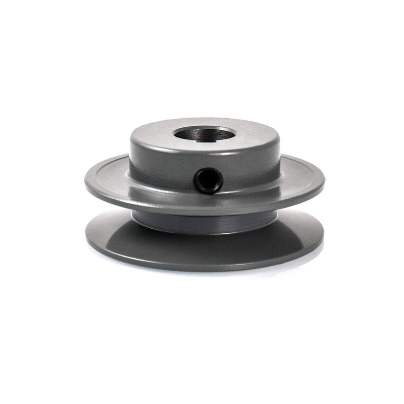 QWORK Single Groove Web Sheaves, 2-1/2"OD 5/8"Bore V-Belt Sheave for V-Belt