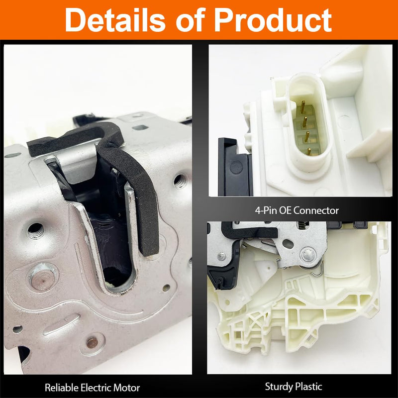Trunk Latch Compatible with 2018 2019 2020 Wrangler Replace Rear Tailgate Liftgate Lock Actuator