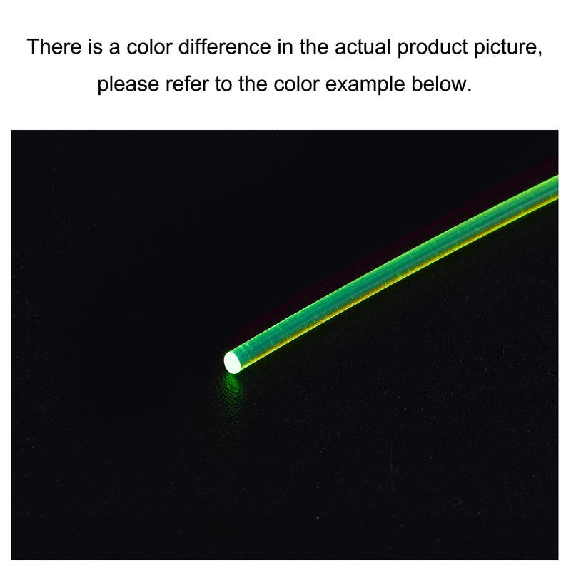 MECCANIXITY Fiber Optic Rods PMMA 1mmx50cm for Sight Filament Green 1