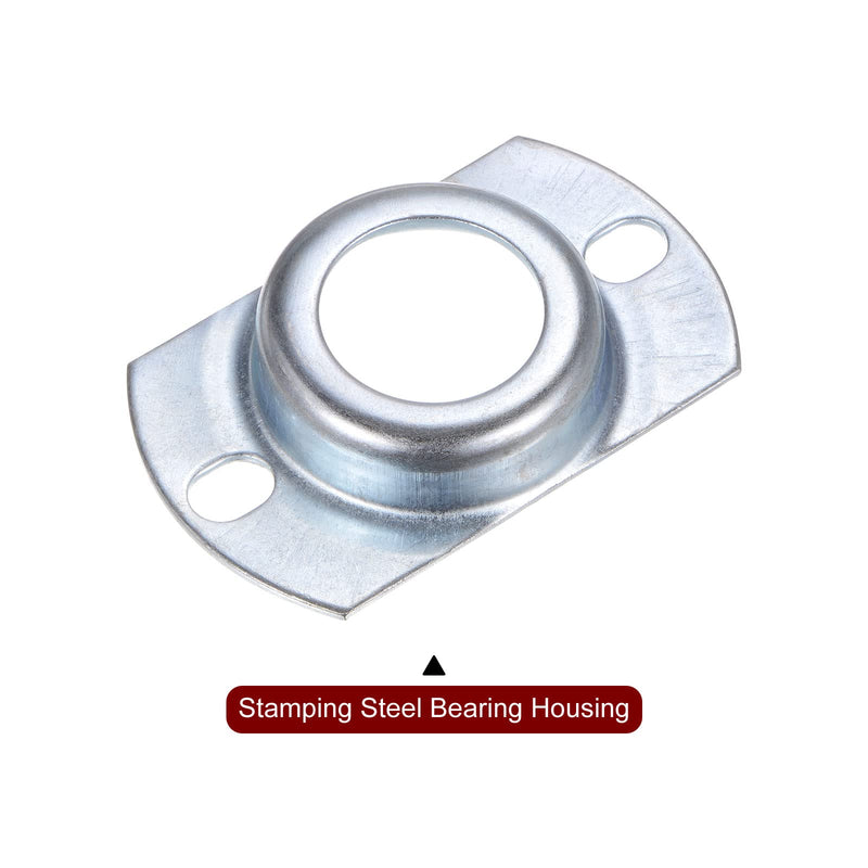 HARFINGTON 2pcs Bearing Housing Stamping Steel Fit 52mm OD Bearings for Bearing Support Protect 2