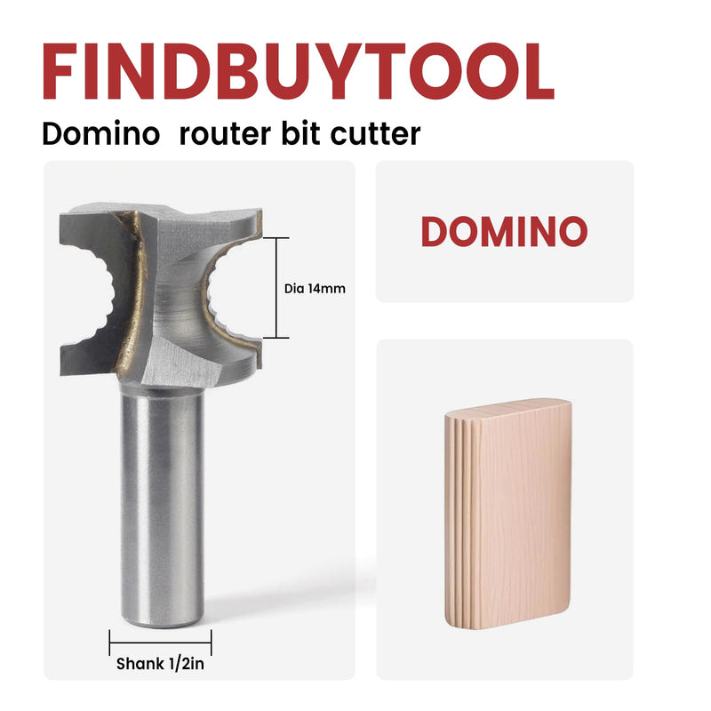 FINDBUYTOOL Domino Router Bit for Festool (D14) D14