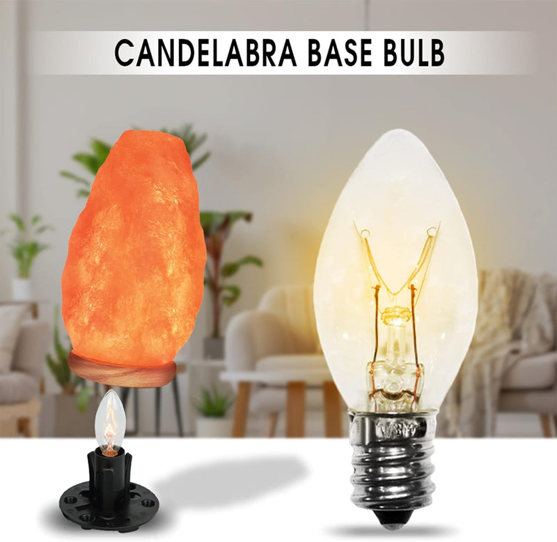 Himalayan Glow B15-6Pack Bulbs for Salt Lamps, Salt Lamp Bulbs(6-Pack)