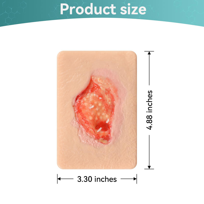 Wound Packing Trainer, Unhealthy Granulation Wound Simulation Models for Medical Education, Wound Care Demonstrations Tool