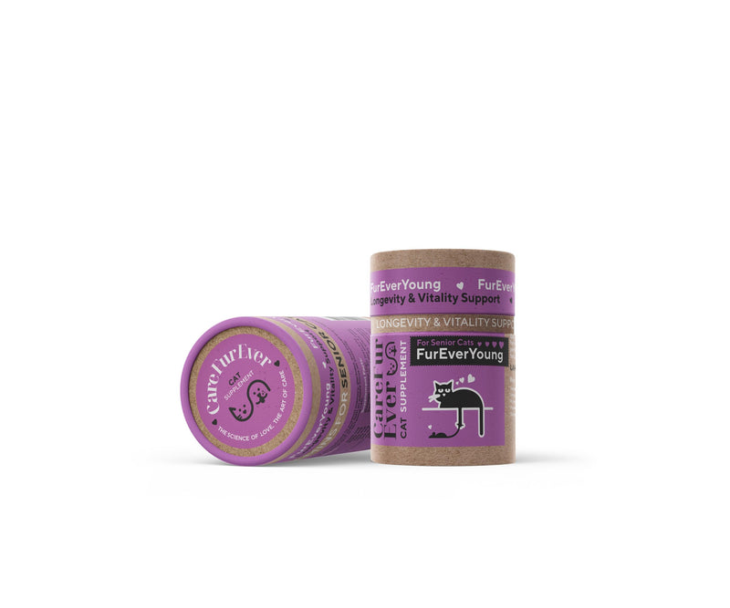 Supplement Treats for Senior Cats: Vision & Brain Function, Longevity & Overall Vitality, Immune Health for Aging Cats. Enriched with Breakthrough Active Ingredients (30 Days Supply)