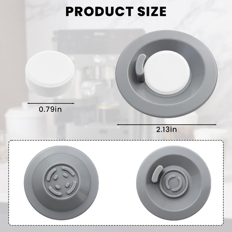 2 Pcs Espresso Cleaning Discs & 10 Pcs Cleaning Tablets Compatible with Ninja Luxe Cafe & Breville Espresso Machines, Espresso Backflush Disc Tablets for ES870XL/BES878BSS/BES880/BES840XL/BES810BSS