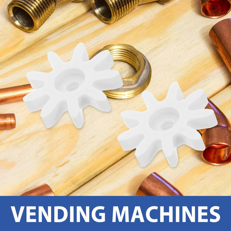 VOSAREA 4Pcs Tooth Plastic Gears for Gumball Machines Coin Operated Gear Set Mechanical Gears for Projects Candy Machine Parts Gear Accessories