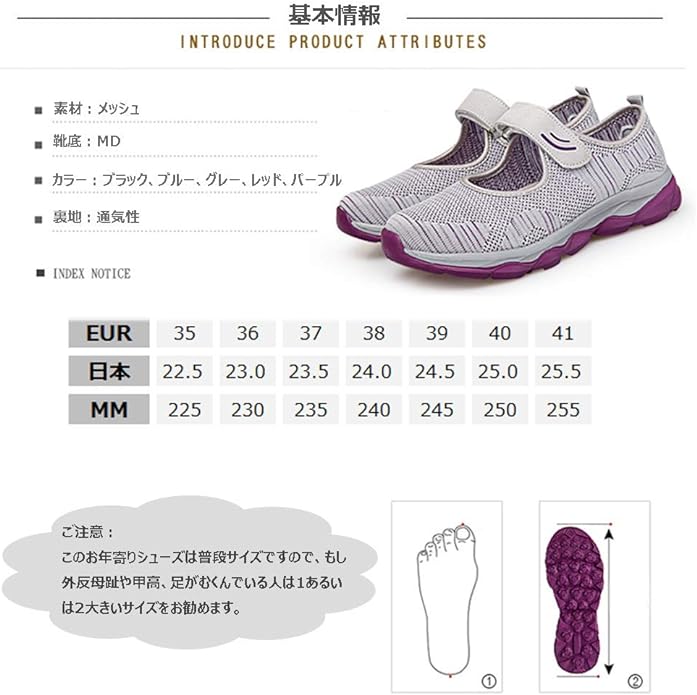 Kanouhope Men’s & Women’s Sneakers, Nursing Shoes, Shoes for Middle-Aged or Elderly, Safety Shoes, Breathable, Mesh, Flexible, Velcro, Bunions, 3 Colors, Daily Wear, 9.1-10.8 inches (23.0-27.5 cm) - NewNest Australia