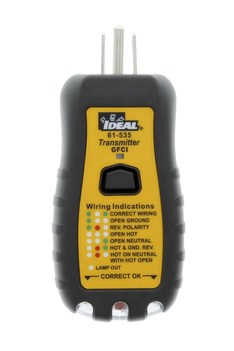 IDEAL INDUSTRIES INC. 61-535 Digital Circuit Breaker Finder with Digital Receiver and GFCI Circuit Tester