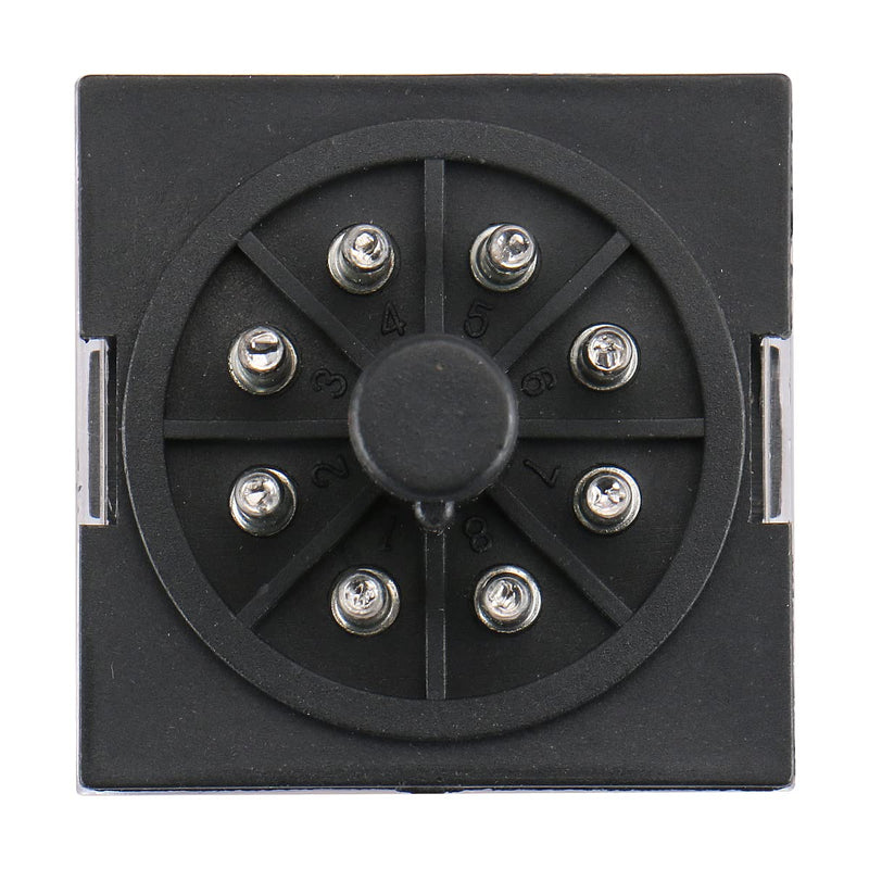 Baomain 2-Pack Power Relay MK2P-I 110VAC Coil DPDT 8 Pin with Plug-in Terminal Socket, for Automation and Control Systems