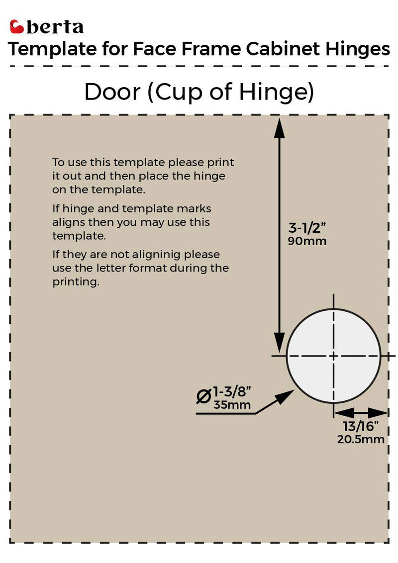 Berta 4-Pack, 1-1/4 inch Overlay Soft Closing Face Frame Cabinet Hinges, 105 Degree 6-Ways 3-Cam Adjustment Concealed Kitchen Cabinet Door Hinges with Screws (1-1/4 in. Overlay, 4 Pieces) 1-1/4 in. Overlay