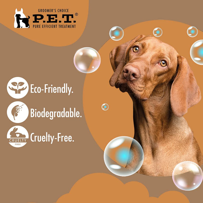 Oatmeal Plus Shampoo for Dogs – Moisturizing Formula for Itchy, Allergy-Prone Skin, Vanilla Almond – Made in USA by P.E.T. (16 fl. oz) 16 oz - PawsPlanet Australia