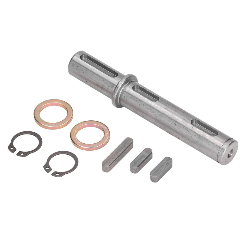 Alloy Steel Output Single Shaft, 18mm Diameter, 128mm Length with Smooth, Low Noise for Worm Reducer NMRV040 RV040 Nema34 Stepper Motor