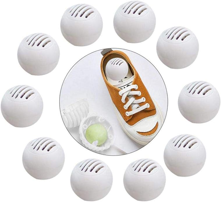 Shoe Deodorizer Ball | 10 Smell Balls for Sneakers - Deodorizing and Refreshing Balls for Sneakers, Gym Bags, Lockers - NewNest Australia