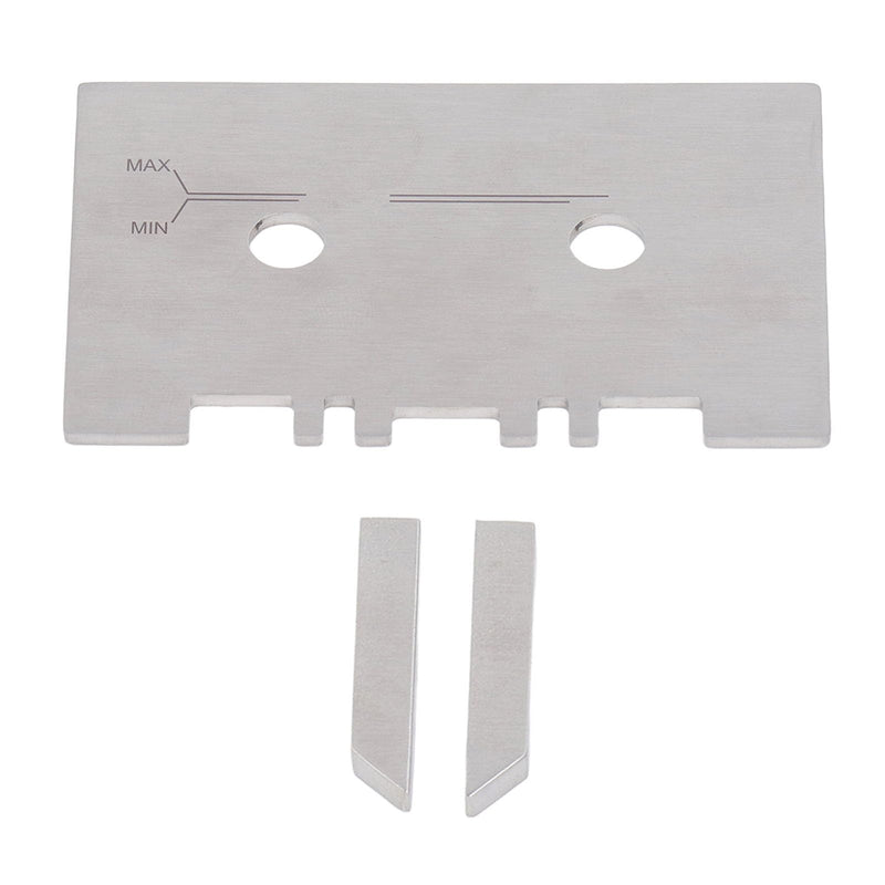 1 Set Head and Guide Gauge, Cassette Head and Guide Gauge Set for Student for for TEAC for BASF for Nagar Mechanical Alignment High Accuracy with Check