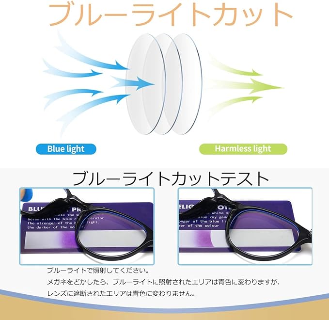 Dollger Blue Light Cut Glasses, Date Glasses, No Degree, Ultra Lightweight, UV Protection, UV Protection, Blue Light Reduction, Round Glasses, Round Glasses, Boston-Shaped, Small Face Effect, Stylish, - NewNest Australia