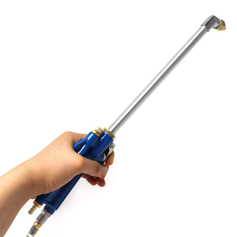 QWORK Air Blow Gun Pneumatic Engine Cleaning Gun with 4Ft Hose, Cleaning Degreaser Sprayer Tool 1 pc