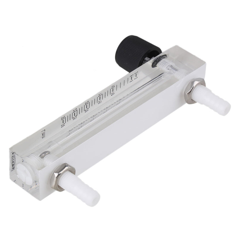 Acrylic &Plastic& Metal Gas LZQ-7 Flowmeter 3-30LPM with Control Valve for Air Flow 120x71.7x20mm