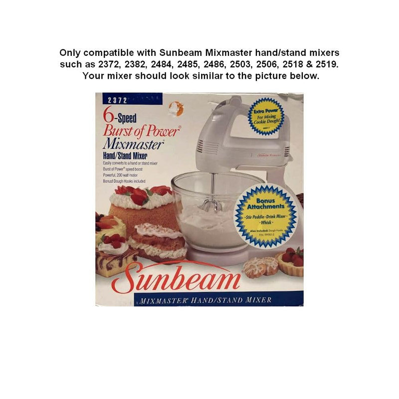 Univen 47948 Mixer Beaters Only Compatible with Sunbeam Mixmaster Mixers Models 2372 2382 2484 2485 2486 2503 2506 2518 2519 NOT UNIVERSAL, See pictures and description