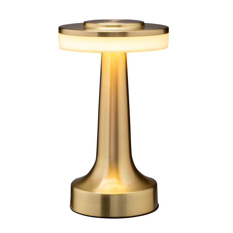 O’Bright Portable LED Table Lamp with Touch Sensor, 3-Levels Brightness, Rechargeable Battery Up to 48 Hours Usage, Night Light for Kids Nursery, Nightstand Lamp, Bedside Lamp (Gold) Gold