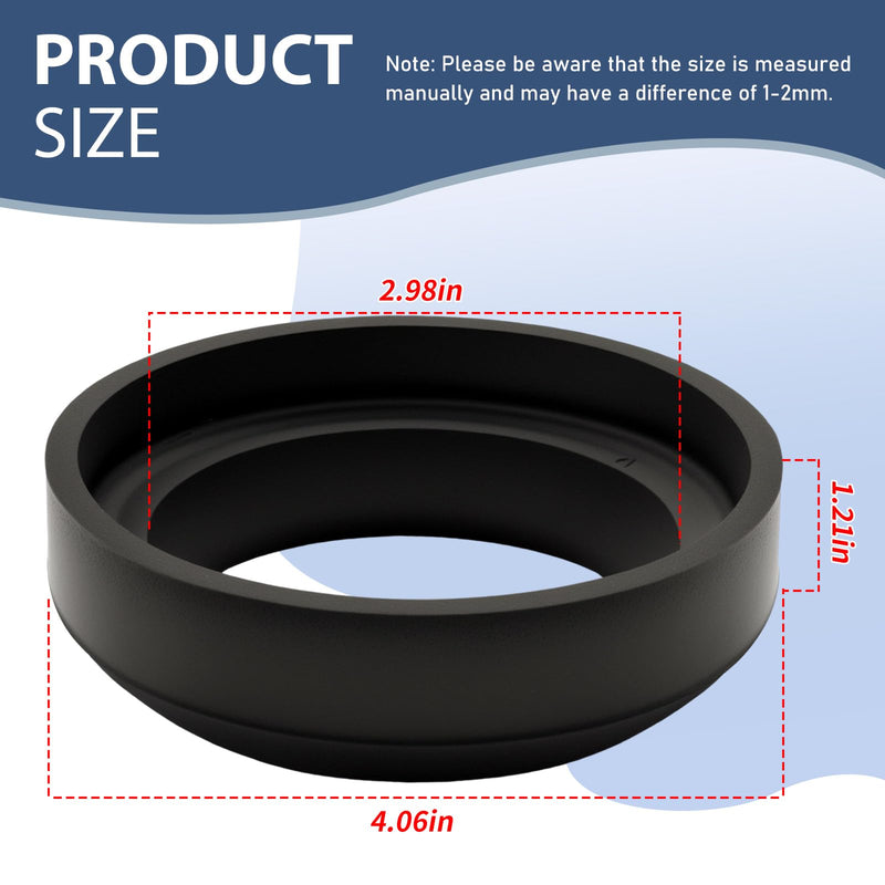 9BU024E Tank to Bowl Gasket, Replacement for Toto Drake Toilet, Replacement for Most Two-piece Toilets with a 3" Inside Diameter