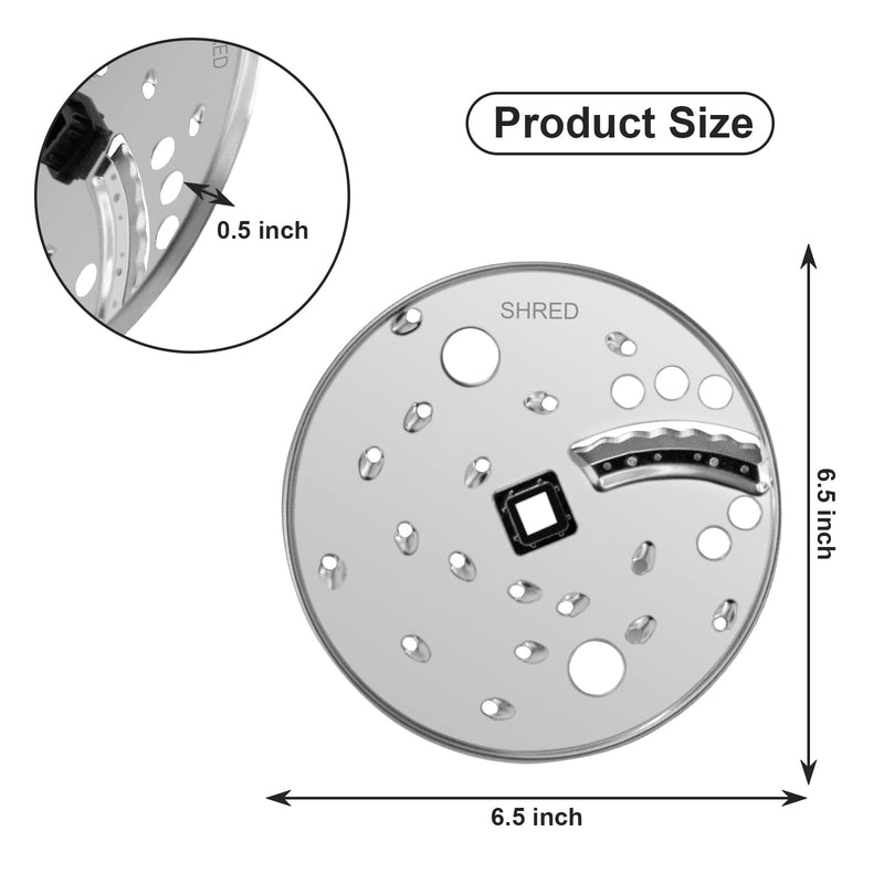 Food Processor Slice/Shred Disc Blade Replacement for Hamilton Beach 70730 70740、70670、70760