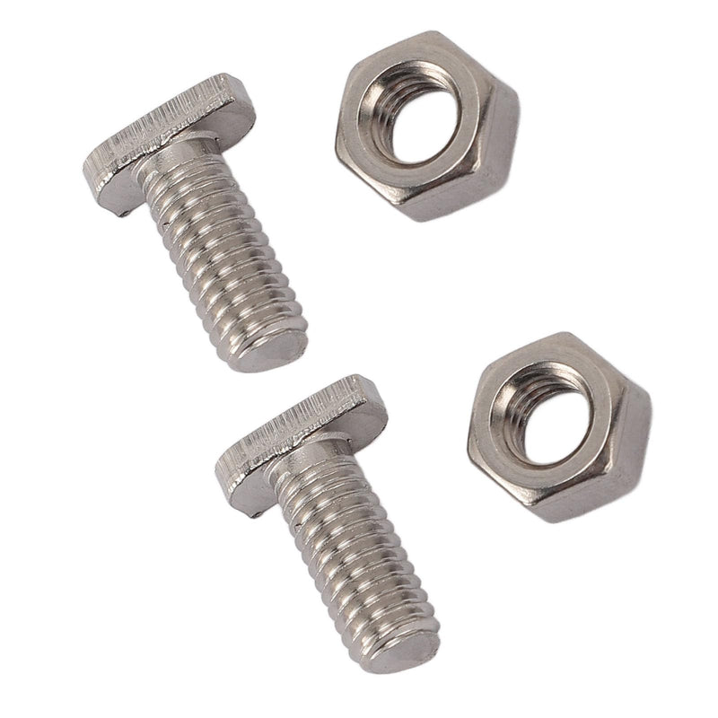 50pcs Greenhouse Bolts Nuts Set, Stainless Steel Greenhouse Bolts and Nuts M6X14 Bolts and M6 Hex Nuts for Outdoor Plant Gardening Installing and Fixing Greenhouse