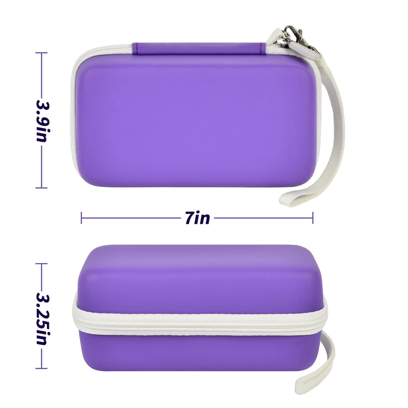 Case Compatible with 3Doodler Start+ Essentials (2022) for 3D Pen Set for Kids, Storage Organizer Holder for Printing Filament Refill and Micro-USB Charger (Box Only) Purple