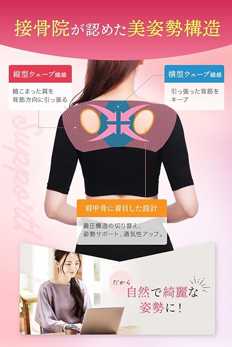 Charm Makebody, Upper Arm Shaper, Posture, Tightening, Compression, Supporter, Stooping, Shapewear (Beige, M) - NewNest Australia